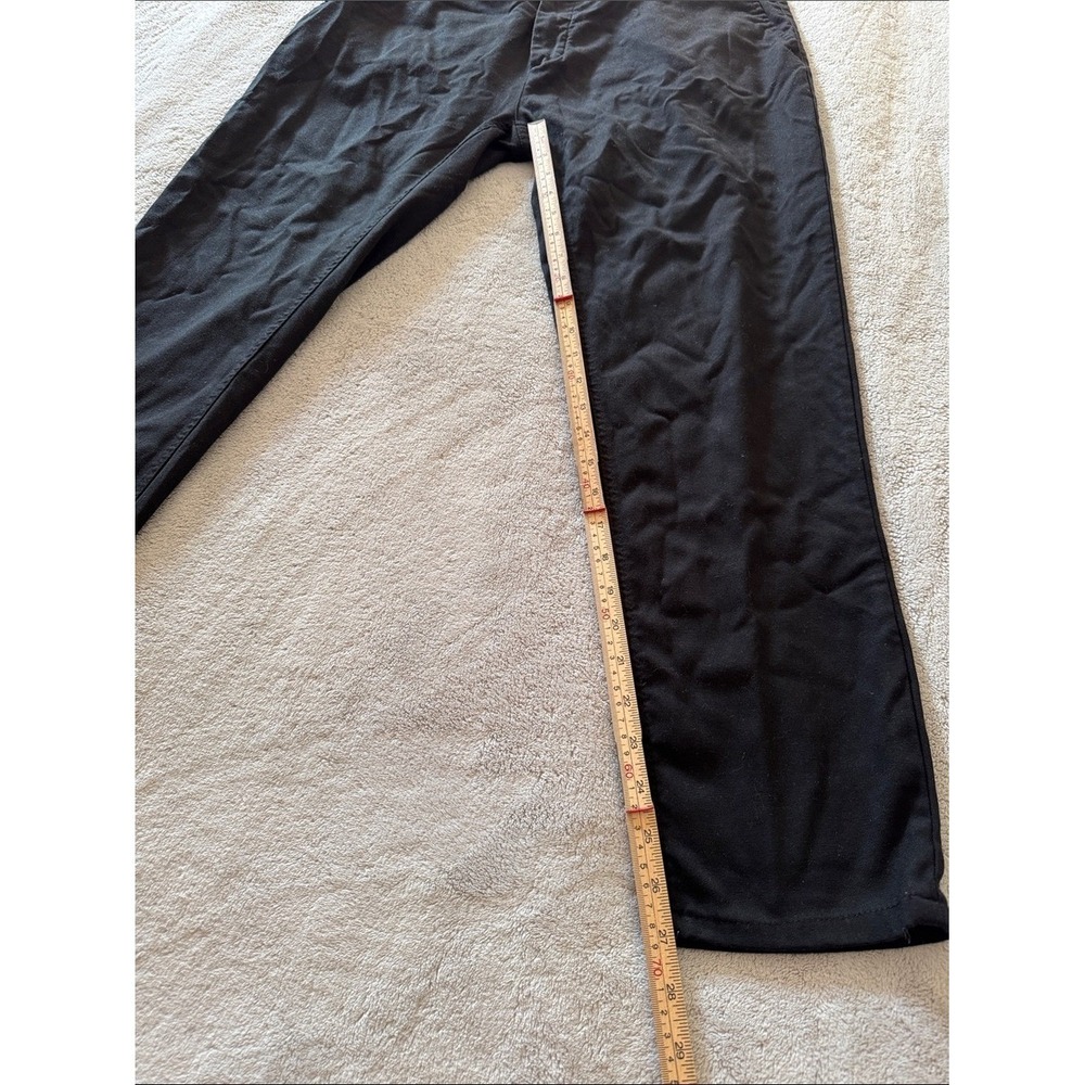 Zara Men's Black Slim Fit Chino Pants Stretch Casual Trousers Size 36 - Picture 3 of 8